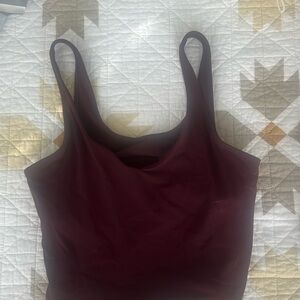 lululemon align tank maroon